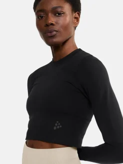 ADV Tone Seamless Cropped Ls Top W*Craft Sportswear Online