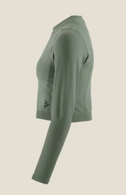 ADV Tone Seamless Cropped Ls Top W*Craft Sportswear Best
