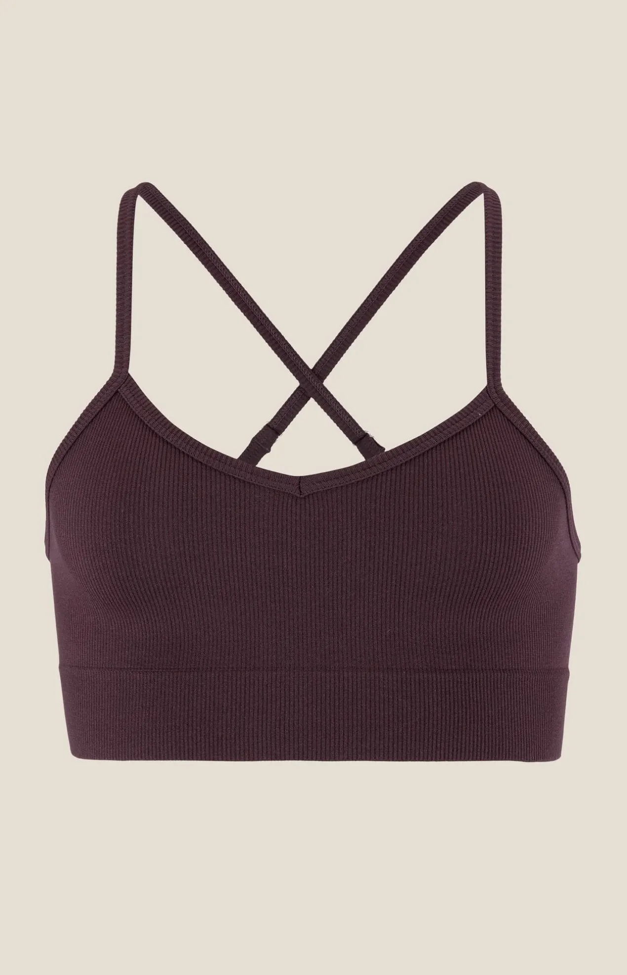 Collective Rib Strap Sports Bra W*Craft Sportswear New