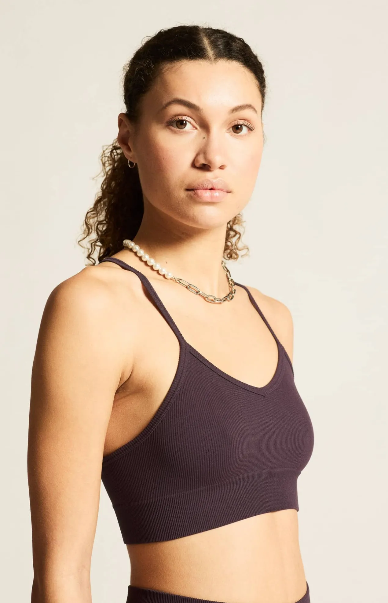 Collective Rib Strap Sports Bra W*Craft Sportswear New