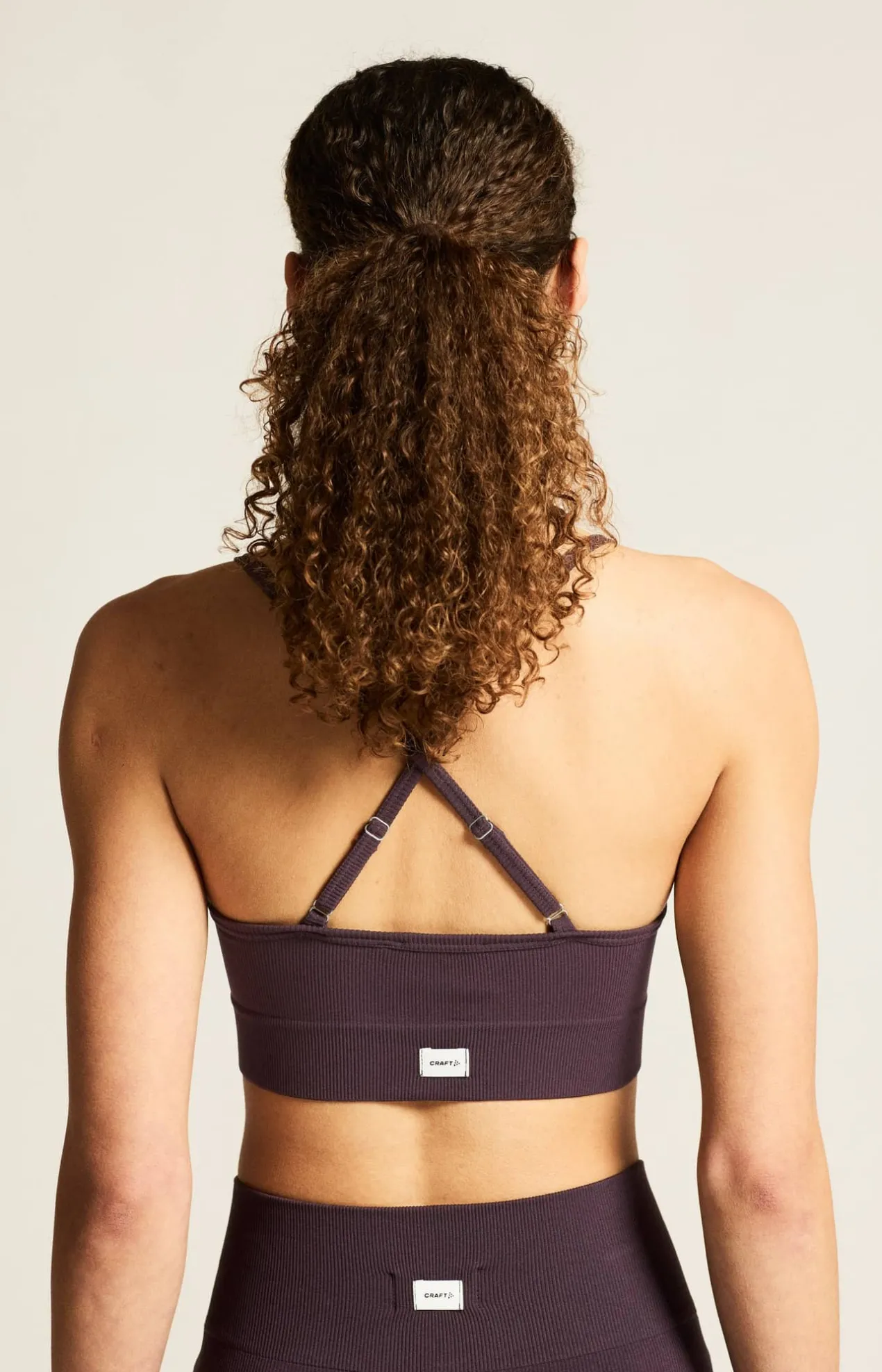 Collective Rib Strap Sports Bra W*Craft Sportswear New