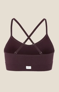 Collective Rib Strap Sports Bra W*Craft Sportswear New