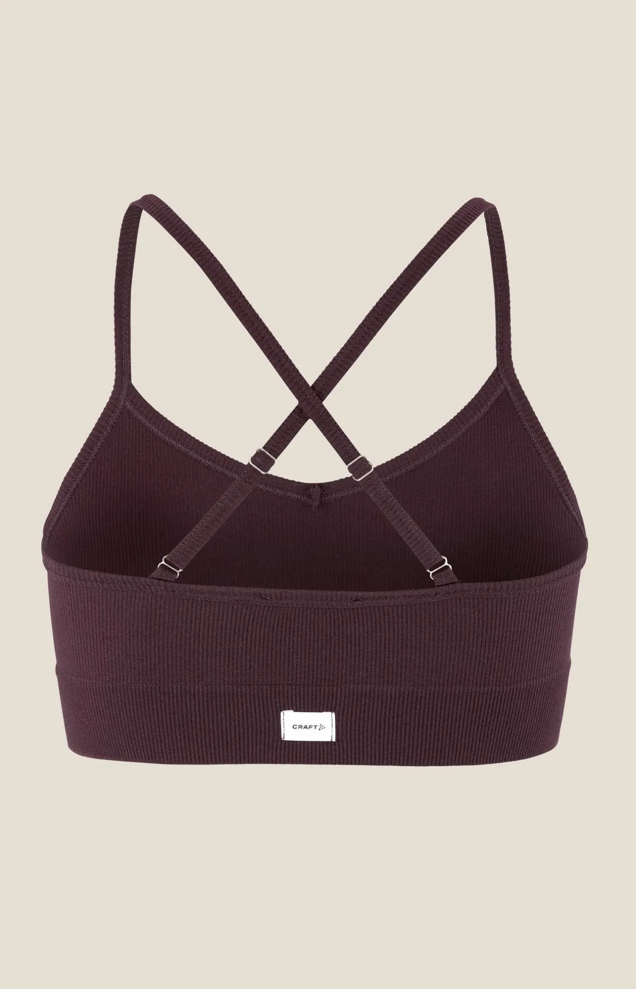 Collective Rib Strap Sports Bra W*Craft Sportswear New