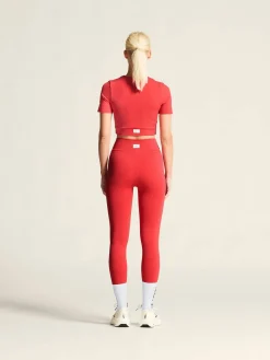 Collective Seamless Cropped SS Top W*Craft Sportswear New