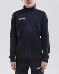 Progress Halfzip Ls Tee Jr*Craft Sportswear Hot