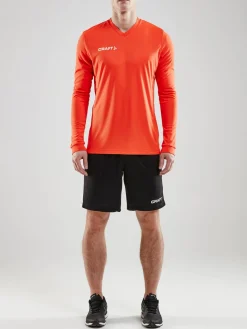 Squad Go Jersey Solid Ls M*Craft Sportswear Outlet